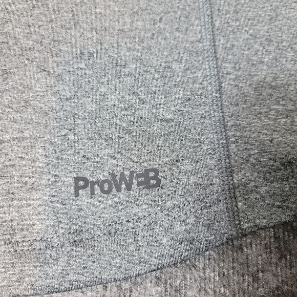 Spyder Proweb Mens Golf Sweater Size L Grey Black Crew Neck Fleece Long Sleeve - Picture 13 of 13